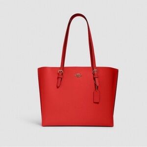 “Authentic” Coach Vibrant Red Tote Bag